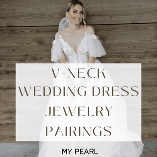  v neck wedding dress jewelry