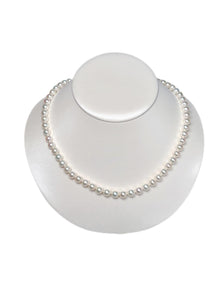  6mm Freshwater Pearl Necklace in 18K Gold