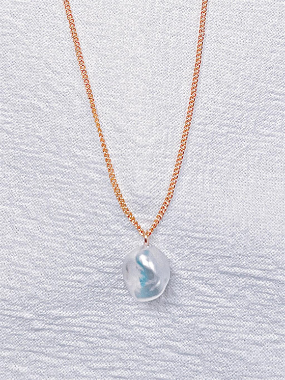 9mm Freshwater Baroque Pearl Pendant in 14K Gold Filled