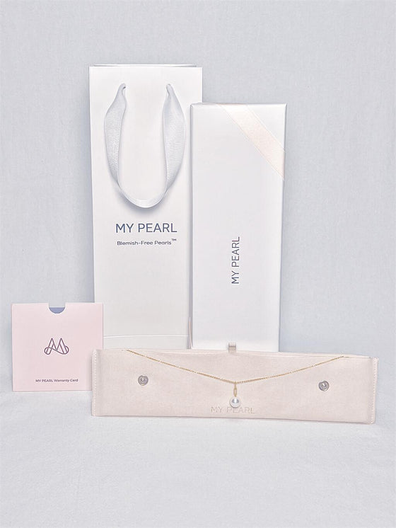 Complete Packaging of 9mm Single Freshwater Pearl Pendant in 14K Gold Filled