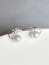 Boho Pearl Bridal Earrings