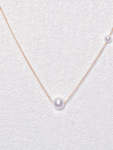  Bridal Floating Pearl Necklace