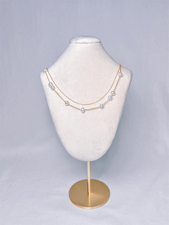 Bridal Layered Pearl Necklace
