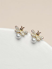  Pearl Bee Earrings for Wedding