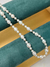 Closeup of Freshwater Pearl Statement Necklace 5.5mm and 8.5mm in 14K Gold Filled