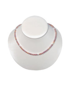  Multicolor Freshwater Pearl Necklace in 18K Gold