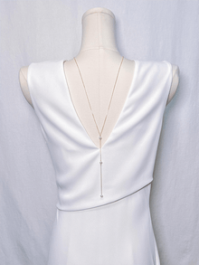  Pearl Back Necklace Bridal