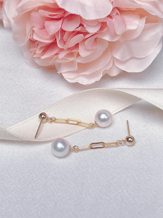 Pearl Drop Bridal Earrings