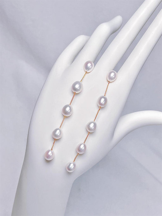 Pearl Drop Earrings for Wedding