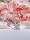Pearl Flower Earrings for Wedding