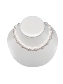  White Freshwater Pearl Choker Necklace