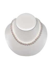  7mm Freshwater Pearl Necklace in 18K Gold