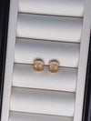 Video of Seashell Freshwater Pearl Earrings in 18K Gold Vermeil (2.5mm)