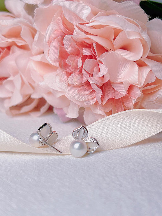 Mother of Pearl Stud Earrings for Wedding