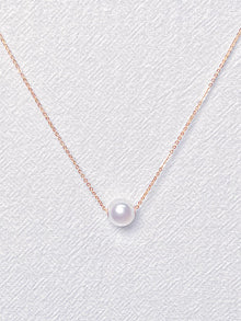  Single Floating Pearl Necklace for Wedding