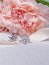 Wedding Earrings Pearl and Crystal